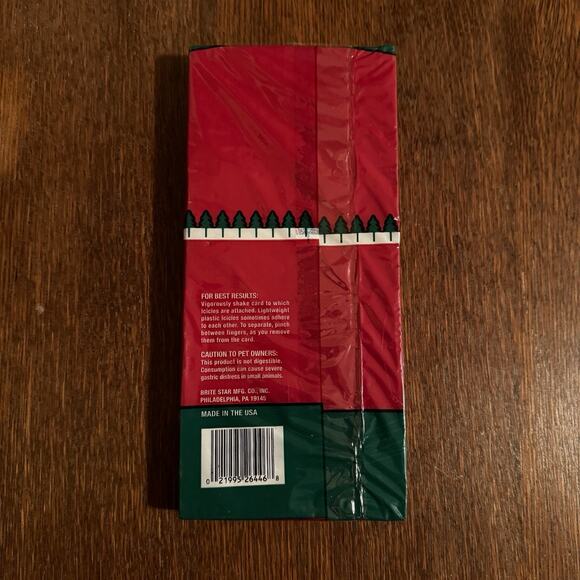 Brite Star Christmas Tree Icicles Silver Tinsel 2000 Strands 18" Retro Decor - Picture 4 of 6